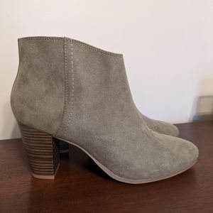 Green Suede Old Navy Booties